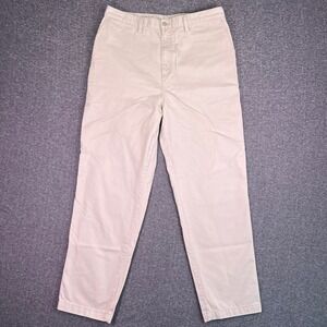 Carhartt Pants Mens 38x34 Khaki Cotton Twill Straight Casual Office Work Chino
